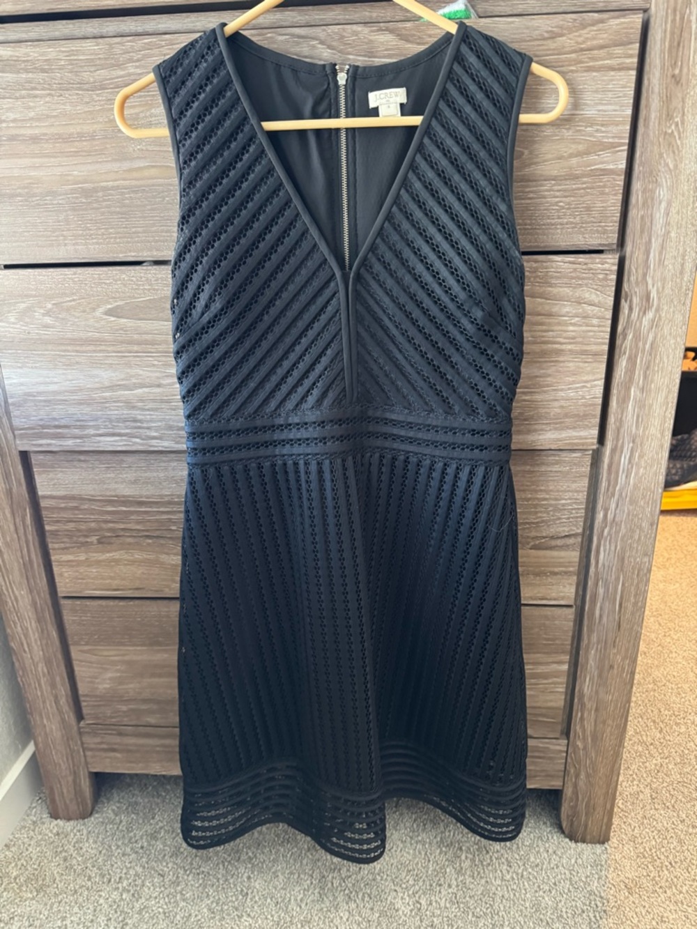 J crew black dress